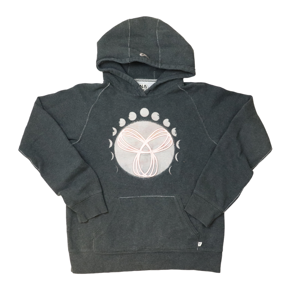 TNA Gray Pik Moon Hoodie Size L